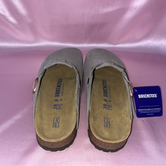 Birkenstock suede clogs size 7.5 W - Picture 4 of 10
